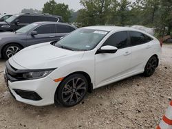 Flood-damaged cars for sale at auction: 2021 Honda Civic Sport