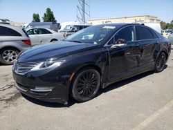 Salvage cars for sale from Copart Hayward, CA: 2015 Lincoln MKZ Hybrid