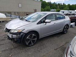 Salvage cars for sale at Exeter, RI auction: 2015 Honda Civic SI