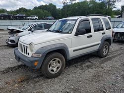 Salvage cars for sale at Augusta, GA auction: 2007 Jeep Liberty Sport