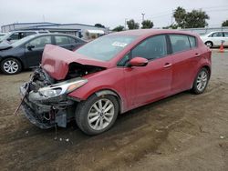 Salvage cars for sale from Copart San Diego, CA: 2017 KIA Forte LX
