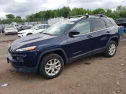 Salvage cars for sale at Chalfont, PA auction: 2015 Jeep Cherokee Latitude