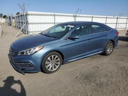 Salvage cars for sale from Copart Bakersfield, CA: 2016 Hyundai Sonata Sport