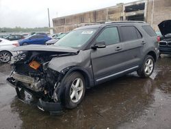 Salvage cars for sale at Fredericksburg, VA auction: 2017 Ford Explorer XLT