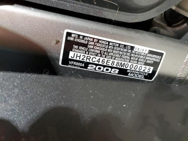 2008 Honda VFR800 A