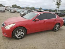 Salvage cars for sale at San Martin, CA auction: 2011 Infiniti G37