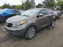 KIA Sportage lx salvage cars for sale: 2015 KIA Sportage LX