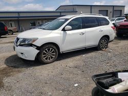 Salvage cars for sale at Earlington, KY auction: 2013 Nissan Pathfinder S