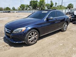 Salvage cars for sale at Riverview, FL auction: 2015 Mercedes-Benz C 300 4matic