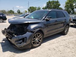 Salvage cars for sale from Copart Riverview, FL: 2016 Ford Explorer Sport