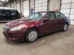Salvage cars for sale at Blaine, MN auction: 2011 Honda Accord LX