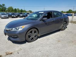 Honda Accord salvage cars for sale: 2017 Honda Accord Sport