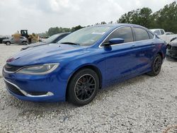 Salvage cars for sale from Copart Houston, TX: 2015 Chrysler 200 Limited