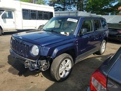 Salvage cars for sale at New Britain, CT auction: 2014 Jeep Patriot Latitude
