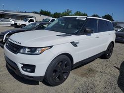 Salvage cars for sale from Copart Sacramento, CA: 2014 Land Rover Range Rover Sport HSE