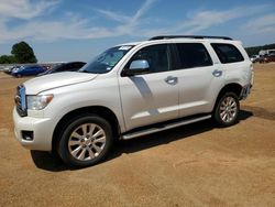 Salvage cars for sale from Copart Longview, TX: 2017 Toyota Sequoia Platinum