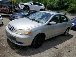 Salvage cars for sale at Marlboro, NY auction: 2004 Toyota Corolla CE