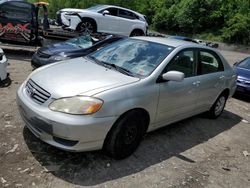 Vehiculos salvage en venta de Copart Marlboro, NY: 2004 Toyota Corolla CE