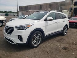 Salvage cars for sale from Copart Fredericksburg, VA: 2017 Hyundai Santa FE SE Ultimate