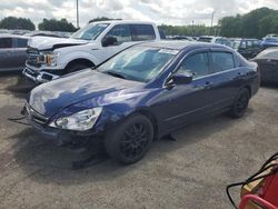 Salvage cars for sale from Copart East Granby, CT: 2007 Honda Accord EX