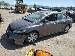 Salvage cars for sale at San Martin, CA auction: 2011 Honda Civic LX