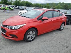 Salvage cars for sale from Copart Grantville, PA: 2018 Chevrolet Cruze LS