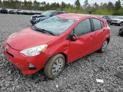 Salvage cars for sale at Windham, ME auction: 2013 Toyota Prius C