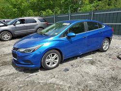 Salvage cars for sale from Copart Candia, NH: 2017 Chevrolet Cruze LT