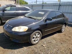 Salvage cars for sale from Copart New Britain, CT: 2004 Toyota Corolla CE
