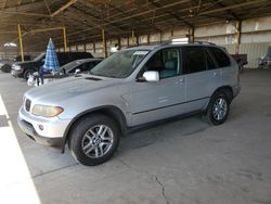 Salvage cars for sale from Copart Phoenix, AZ: 2004 BMW X5 3.0I