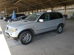 BMW x5 3.0i salvage cars for sale: 2004 BMW X5 3.0I