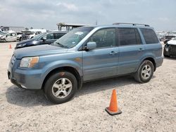 Salvage cars for sale at Houston, TX auction: 2006 Honda Pilot EX