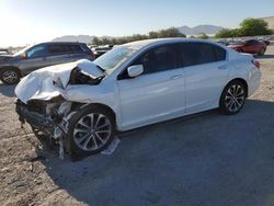 Salvage cars for sale at Las Vegas, NV auction: 2015 Honda Accord Sport