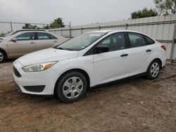 Salvage cars for sale from Copart Houston, TX: 2017 Ford Focus S