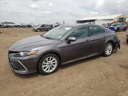 Salvage cars for sale from Copart Brighton, CO: 2022 Toyota Camry LE