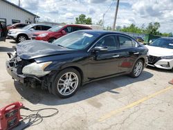 Salvage cars for sale from Copart Pekin, IL: 2009 Nissan Maxima S