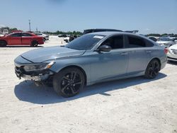 Salvage cars for sale at Arcadia, FL auction: 2022 Honda Accord Hybrid Sport