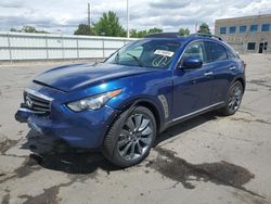 Salvage cars for sale from Copart Littleton, CO: 2012 Infiniti FX35