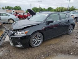 Salvage cars for sale from Copart Columbus, OH: 2015 Lexus CT 200