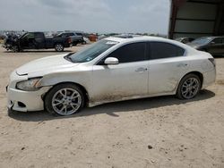 Salvage cars for sale at Houston, TX auction: 2013 Nissan Maxima S