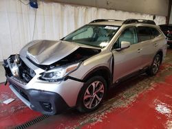 Salvage cars for sale at Angola, NY auction: 2020 Subaru Outback Limited