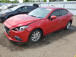 Salvage cars for sale from Copart Bowmanville, ON: 2016 Mazda 3 Touring