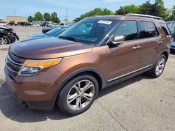 Salvage cars for sale at Moraine, OH auction: 2012 Ford Explorer Limited