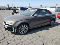 Salvage cars for sale from Copart Colton, CA: 2015 Audi A3 Premium Plus