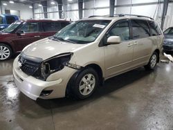 Salvage cars for sale from Copart Ham Lake, MN: 2004 Toyota Sienna XLE