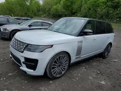 Salvage cars for sale from Copart Marlboro, NY: 2021 Land Rover Range Rover Westminster Edition