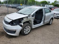 KIA rio lx Vehiculos salvage en venta: 2017 KIA Rio LX