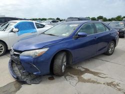 Salvage cars for sale at Grand Prairie, TX auction: 2016 Toyota Camry LE
