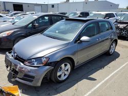 Salvage cars for sale at Vallejo, CA auction: 2017 Volkswagen Golf S