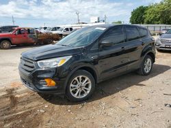 Salvage cars for sale at Oklahoma City, OK auction: 2017 Ford Escape S